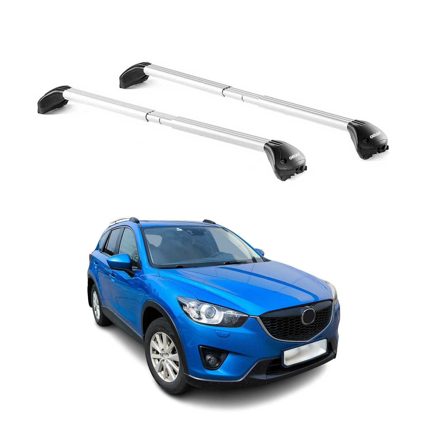 2013-2016 Mazda CX-5 Roof Rack Cross Bars Luggage Carrier 2 Pcs