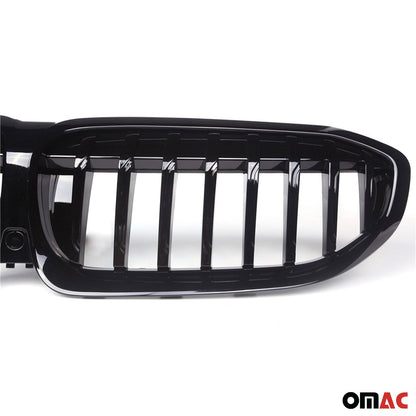 OMAC Front Kidney Grille Grill for BMW 3 Series G20 M5 2020-2021 Without 360 hole 1238P084M