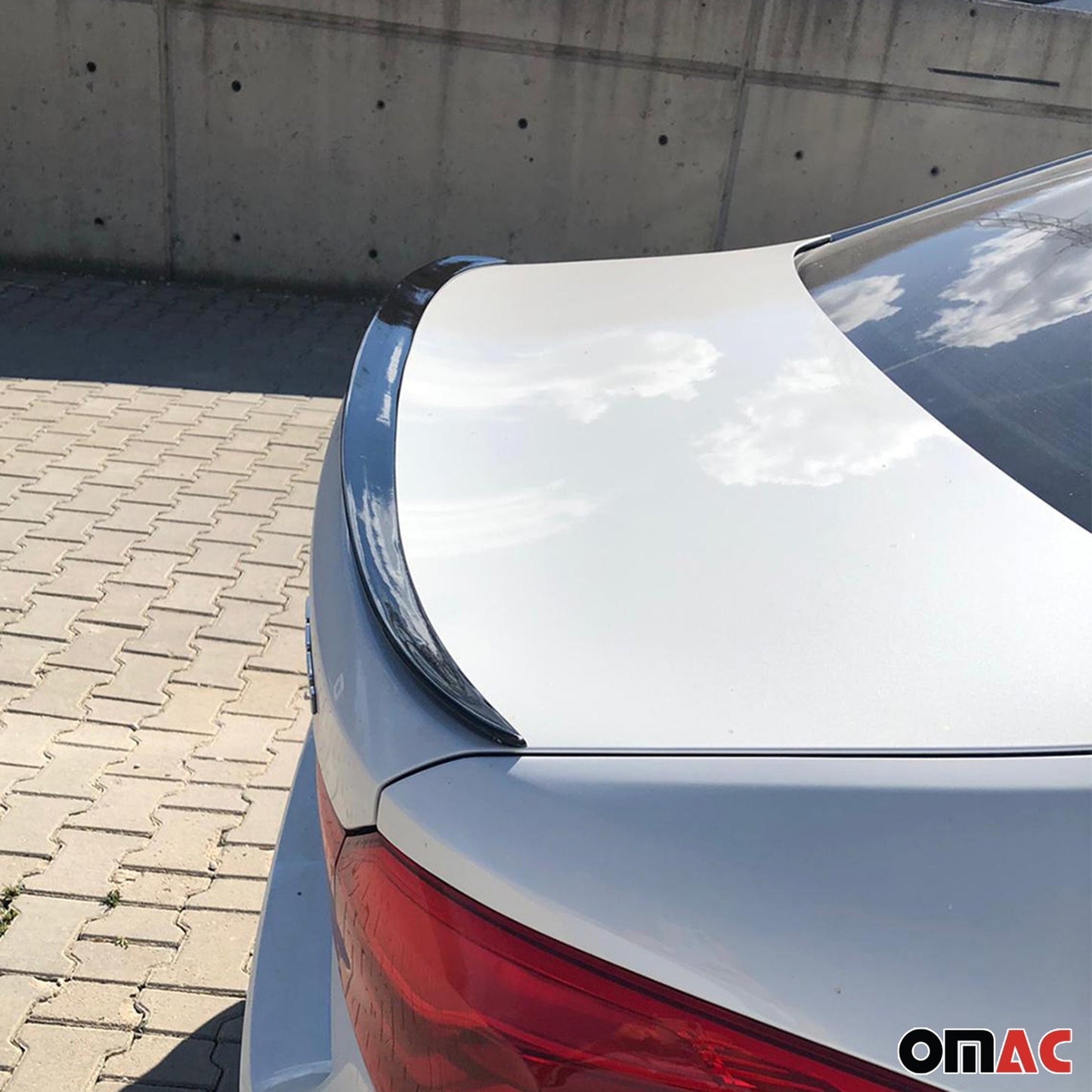 2017-2023 BMW 5 Series G30 Sedan Rear Trunk Spoiler Wing ABS Primer Paintable