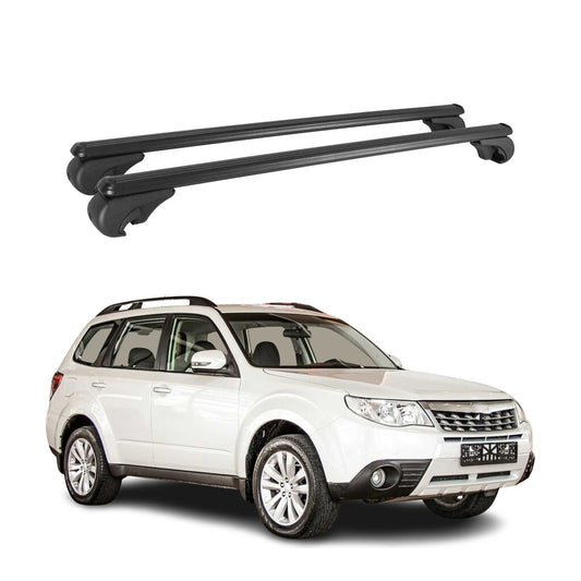 2009-2013 Subaru Forester Roof Rack Cross Bars Black