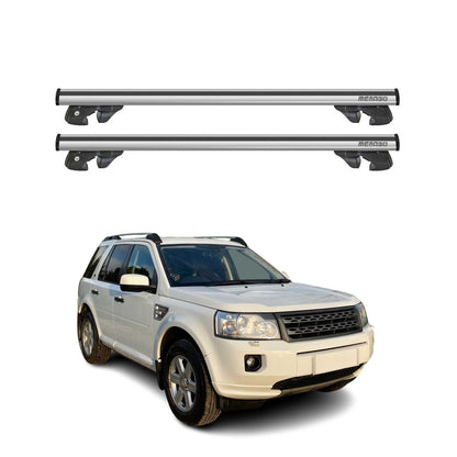 2008-2015 Land Rover Lr2 Roof Rack Cross Bars Silver