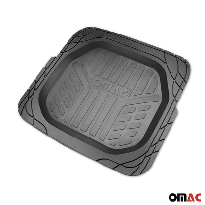 OMAC Trimmable Floor Mats Liner Waterproof for BMW X7 G07 2019-2025 Rubber Black 4Pcs A058218