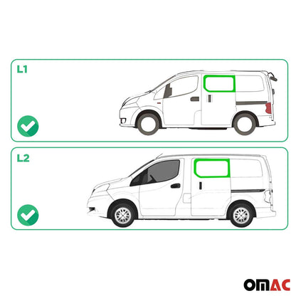 2015-2018 Chevrolet City Express Window Glass Front Left Side Sliding Door L1 Short