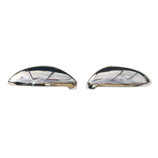OMAC Side Mirror Cover Caps Fits VW Golf Mk7 2015-2021 Steel Silver 2 Pcs 7515111