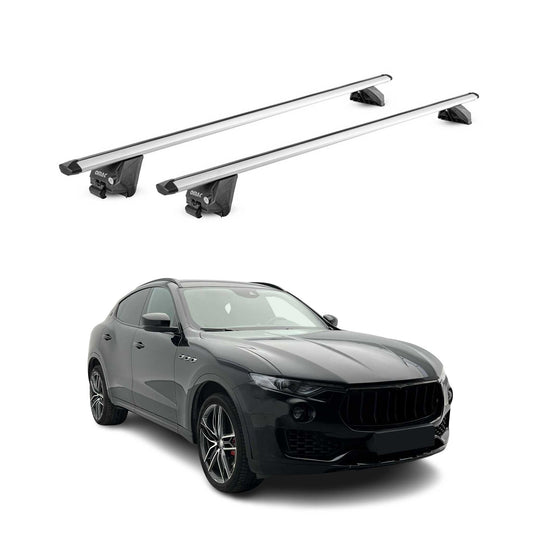 2017-2024 Maserati Levante Roof Rack Cross Bars Silver