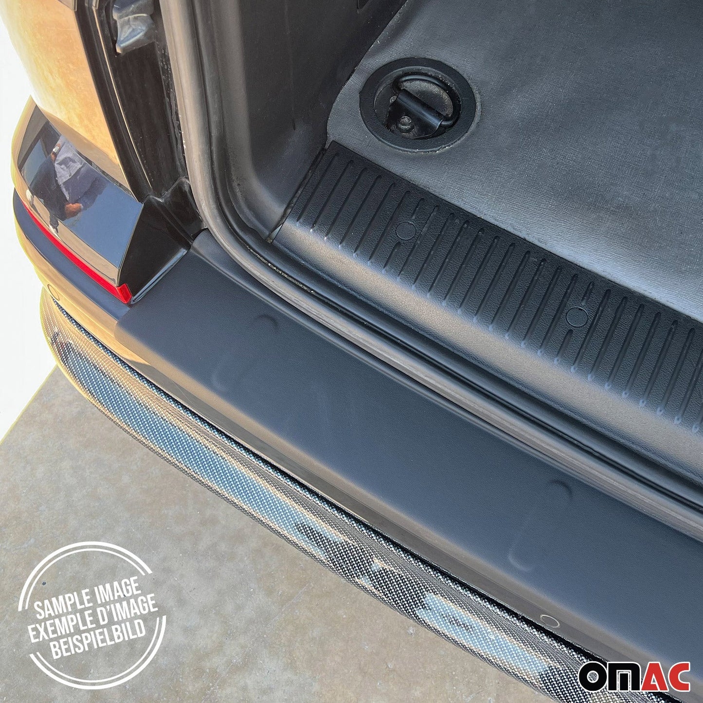 OMAC Rear Bumper Sill Cover Protector Guard for Nissan Rogue Sport 2017-2020 Matte 5023093PT