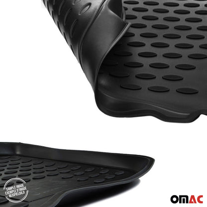 2014-2020 Fiat 500L Floor Mats & Cargo Liner Full Set All Weather Black