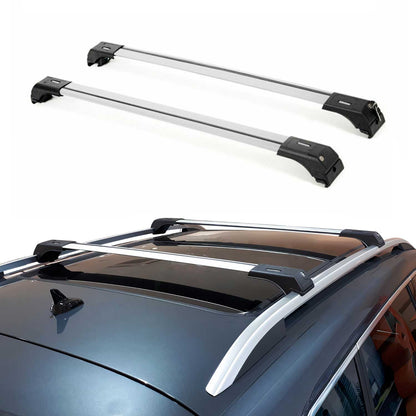 2015-2019 Ford Edge Roof Rack Cross Bars Silver