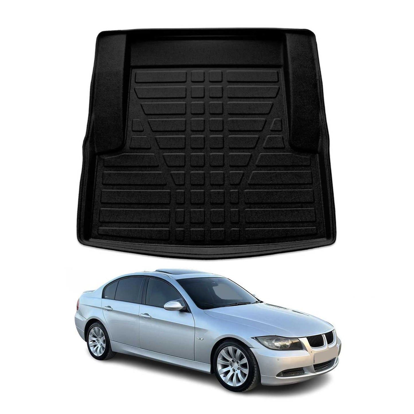 2004-2011 BMW 3 Series E90 Sedan Cargo Liner Trunk Mat All Weather Black