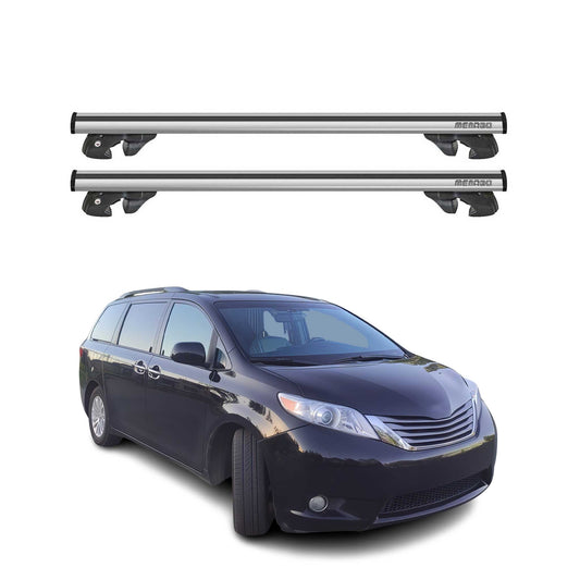 2011-2020 Toyota Sienna Roof Rack Cross Bars Silver