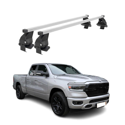 2019-2023 RAM 1500 Roof Rack Cross Bars Silver