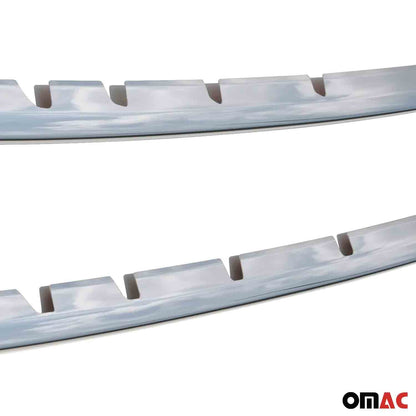 OMAC For Mercedes Metris 2016-2023 Front Bumper Grill Streamer Trim S. Steel 2 Pcs 4733082
