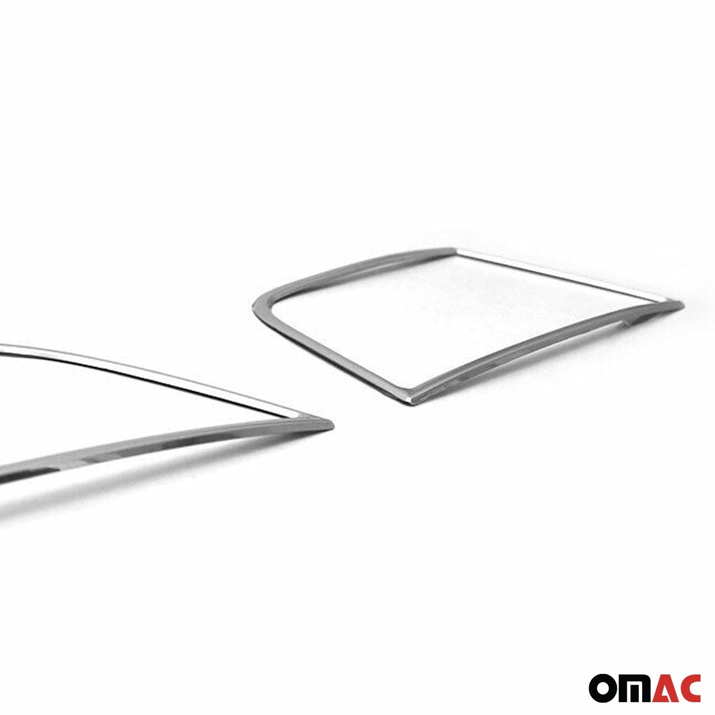 OMAC Fog Light Lamp Bezel Cover for Skoda Octavia 2013-2019 Steel Silver 2 Pcs 6612103