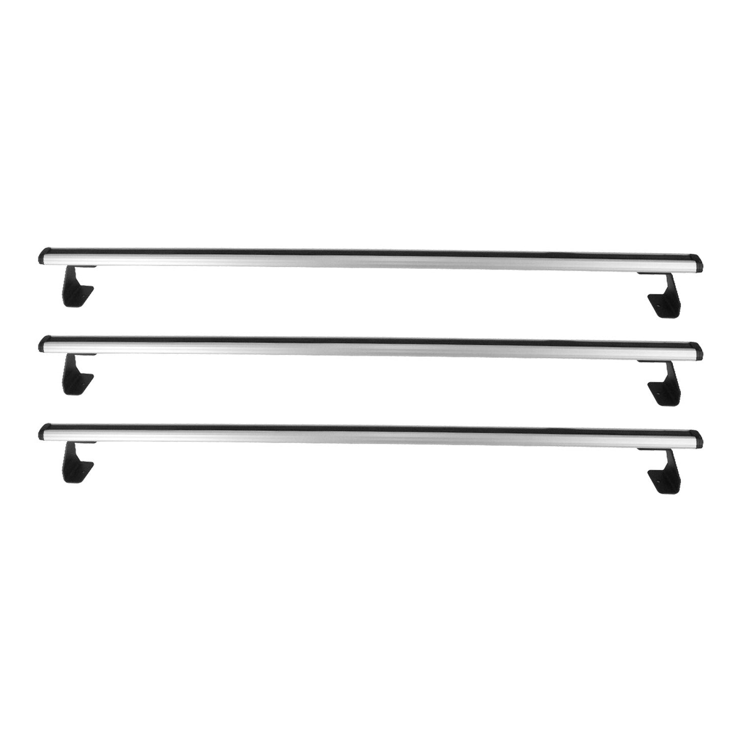 OMAC Trunk Bed Carrier Roof Racks Cross Bars for Nissan NV200 2013-2021 Alu Silver 3x 7566920-3