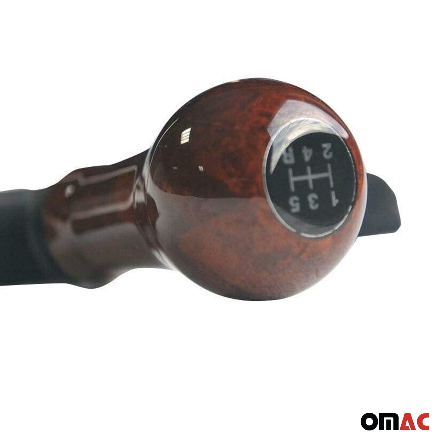 OMAC Walnut Gear Shift Knob Shifter Handle Mechanic for Ford Transit Connect 2010-13 2620501-W2