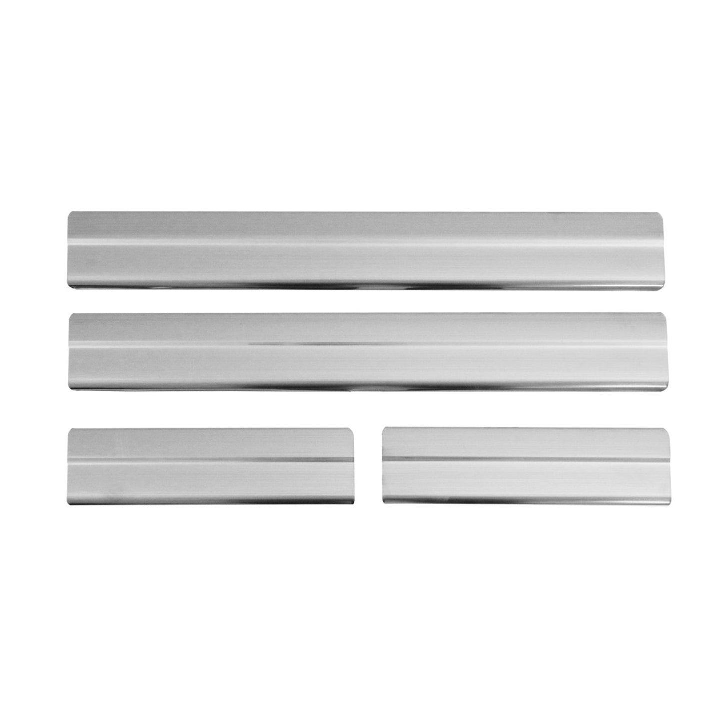 OMAC Door Sill Scuff Plate Scratch Protector for Mazda CX-5 2017-2024 Steel Silver 4x 4625091N