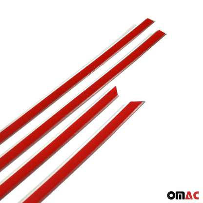 2016-2022 Honda HR-V Side Door Molding Trim Skirt Garnish Stainless Steel Silver 4 Pcs