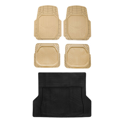 OMAC Floor Mats & Cargo Liners Semi Custom Universal for Cars SUV Beige