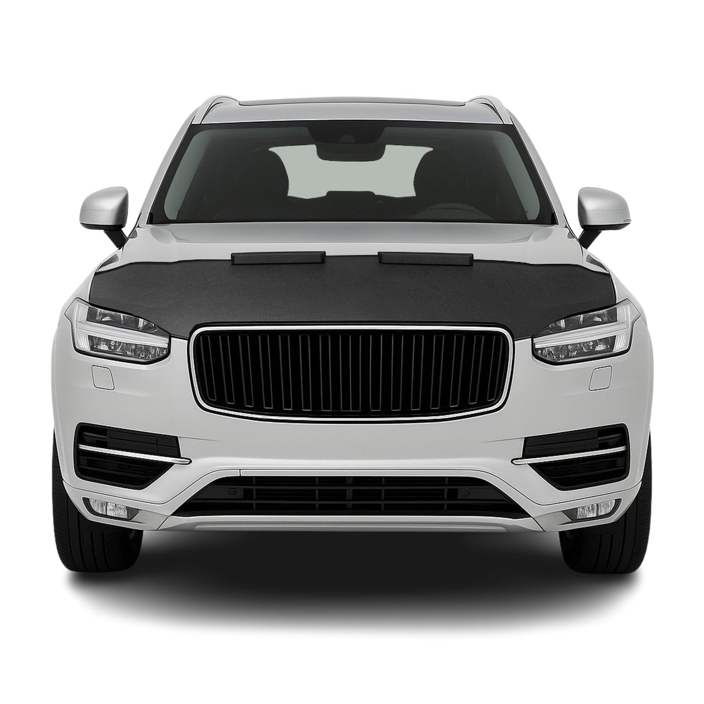 2016-2024 Volvo XC90 2016-2024 Pre-FL Car Bonnet Mask Hood Bra Carbon Black 1 Pc