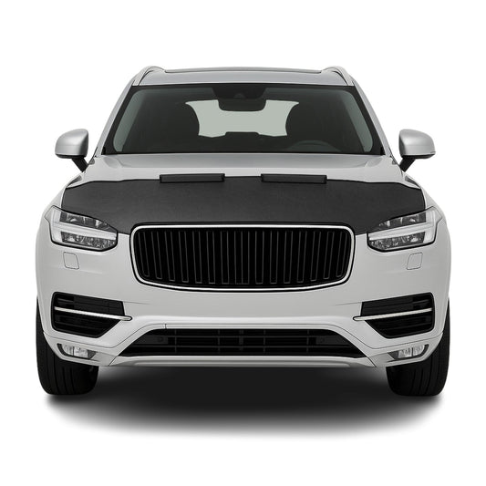 2016-2024 Volvo XC90 2016-2024 Pre-FL Car Bonnet Mask Hood Bra Carbon Black 1 Pc
