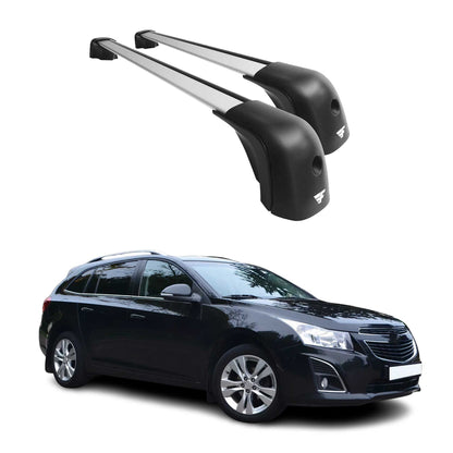 2011-2019 Chevrolet Cruze Sedan Roof Racks Cross Bars Silver