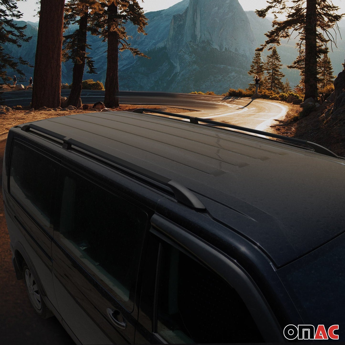 2014-2023 Ford Transit Connect L1 Roof Rack Rails Side Rails Black