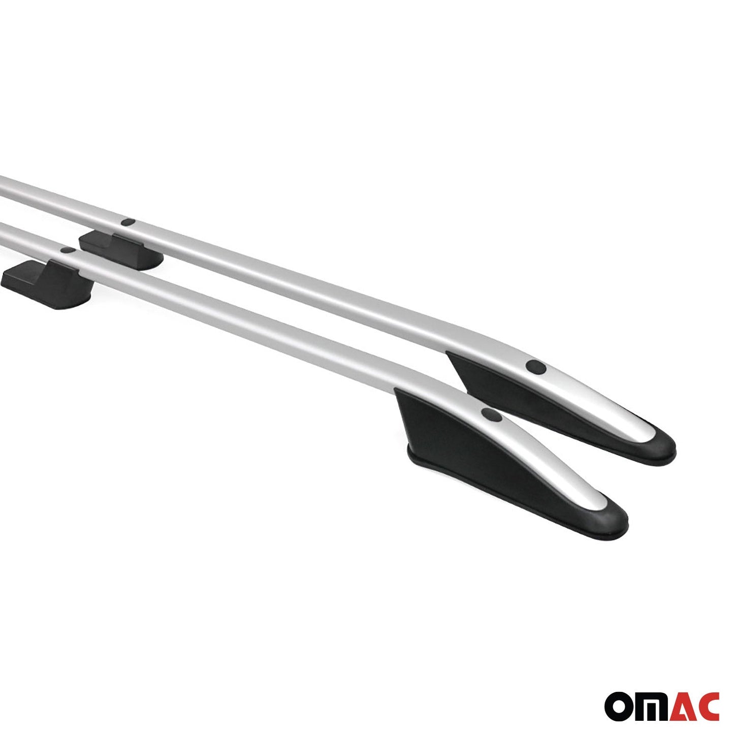 2015-2025 Ford Transit & E-Transit L2 Regular Roof Rack Rails Side Rails Silver