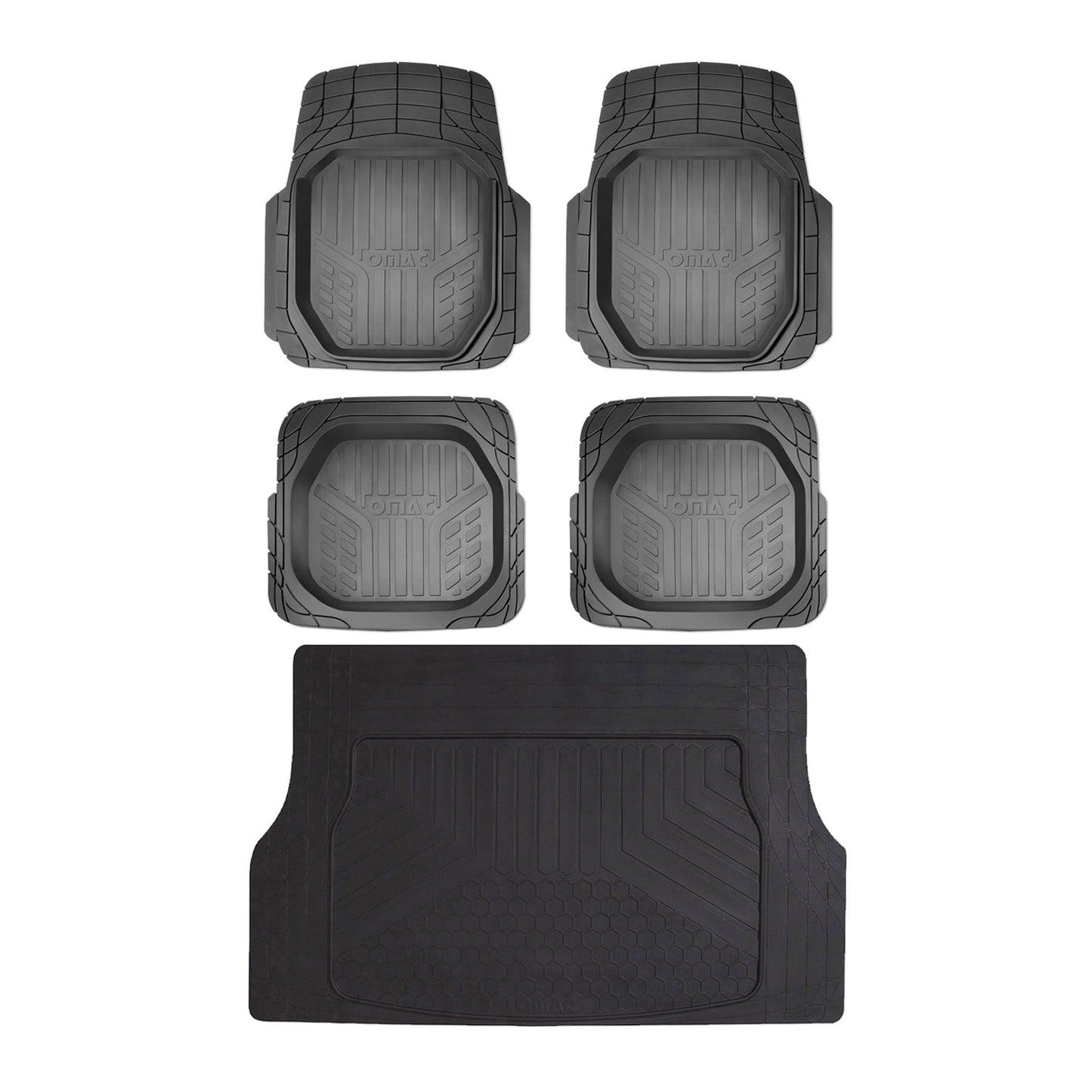 Floor Mats & Cargo Liners Semi Custom fit Universal for Cars SUV Black