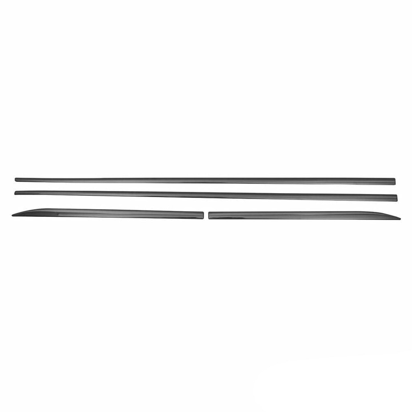 OMAC Side Door Molding Trim Skirt Garnish for Ford Focus 2012-2018 Steel Dark 4 Pcs U015368