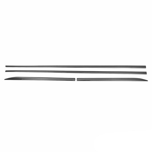 OMAC Side Door Molding Trim Skirt Garnish for Ford Focus 2012-2018 Steel Dark 4 Pcs U015368