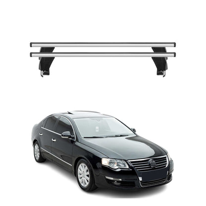 2006-2010 VW Passat B6 Sedan Roof Rack Cross Bars Silver