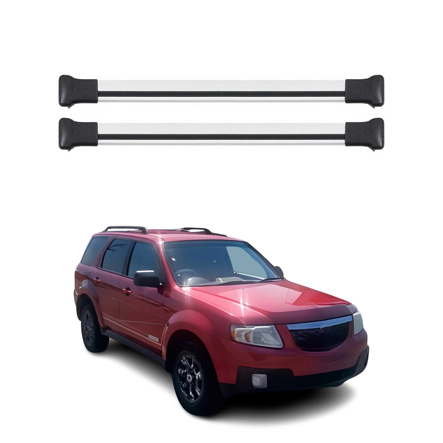 2008-2011 Mazda Tribute Roof Rack Cross Bars Luggage Carrier 2 Pcs