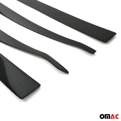 OMAC Side Door Molding Trim Skirt Garnish for Jeep Renegade 2019-2023 Carbon Fiber 4x U005927