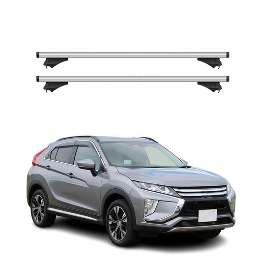 2018-2024 Mitsubishi Eclipse Cross Roof Rack Cross Bars Silver