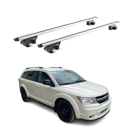 2009-2011 Dodge Journey Roof Rack Cross Bars Silver