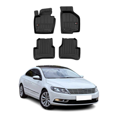 2009-2017 VW CC Premium Floor Mats Liners Full Set All Weather Heavy Duty