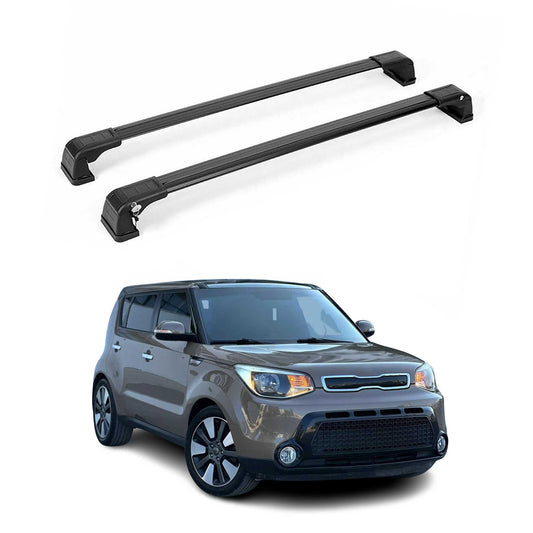 2014-2019 Kia Soul Roof Rack Cross Bars Black