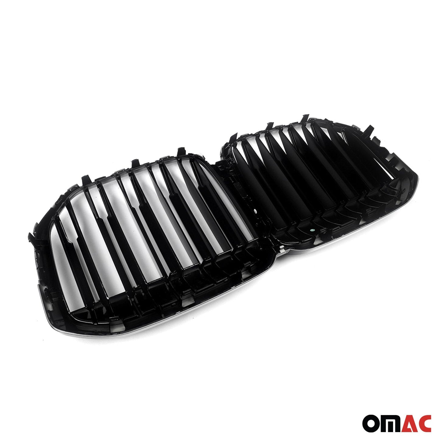 OMAC Front Kidney Grille Grill for BMW X7 G07 2018-2021 Gloss Black 1242P081PB