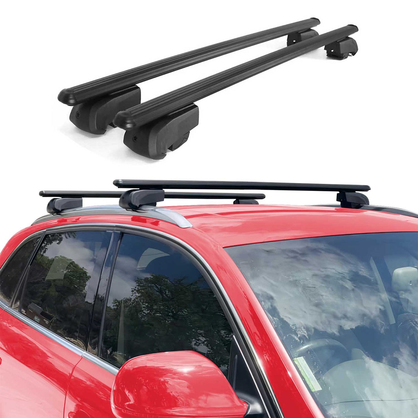 2014-2018 Kia Sedona Roof Rack Cross Bars Black