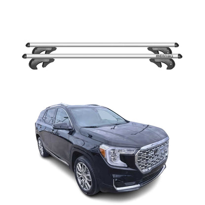 2025-2026 GMC Terrain Roof Rack Cross Bars Luggage Carrier Gray 2Pcs
