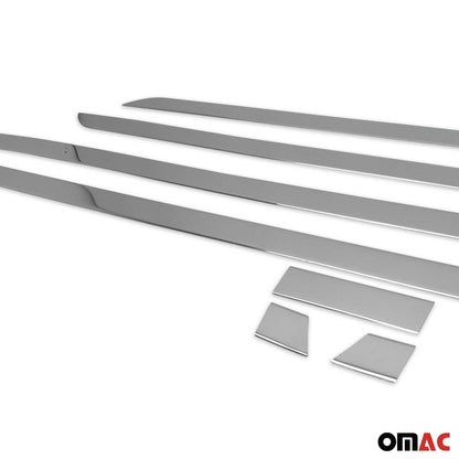 2016-2024 Mercedes Metris Short WB Side Door Molding Trim Skirt Garnish Stainless Steel
