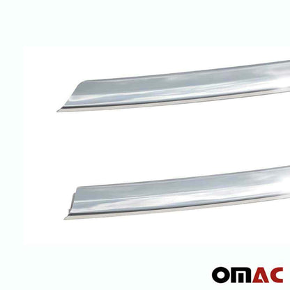 OMAC Chrome Front Bumper Streamer Trim 2 Pcs Fits Mercedes Metris W447 2016-2023 4733082P
