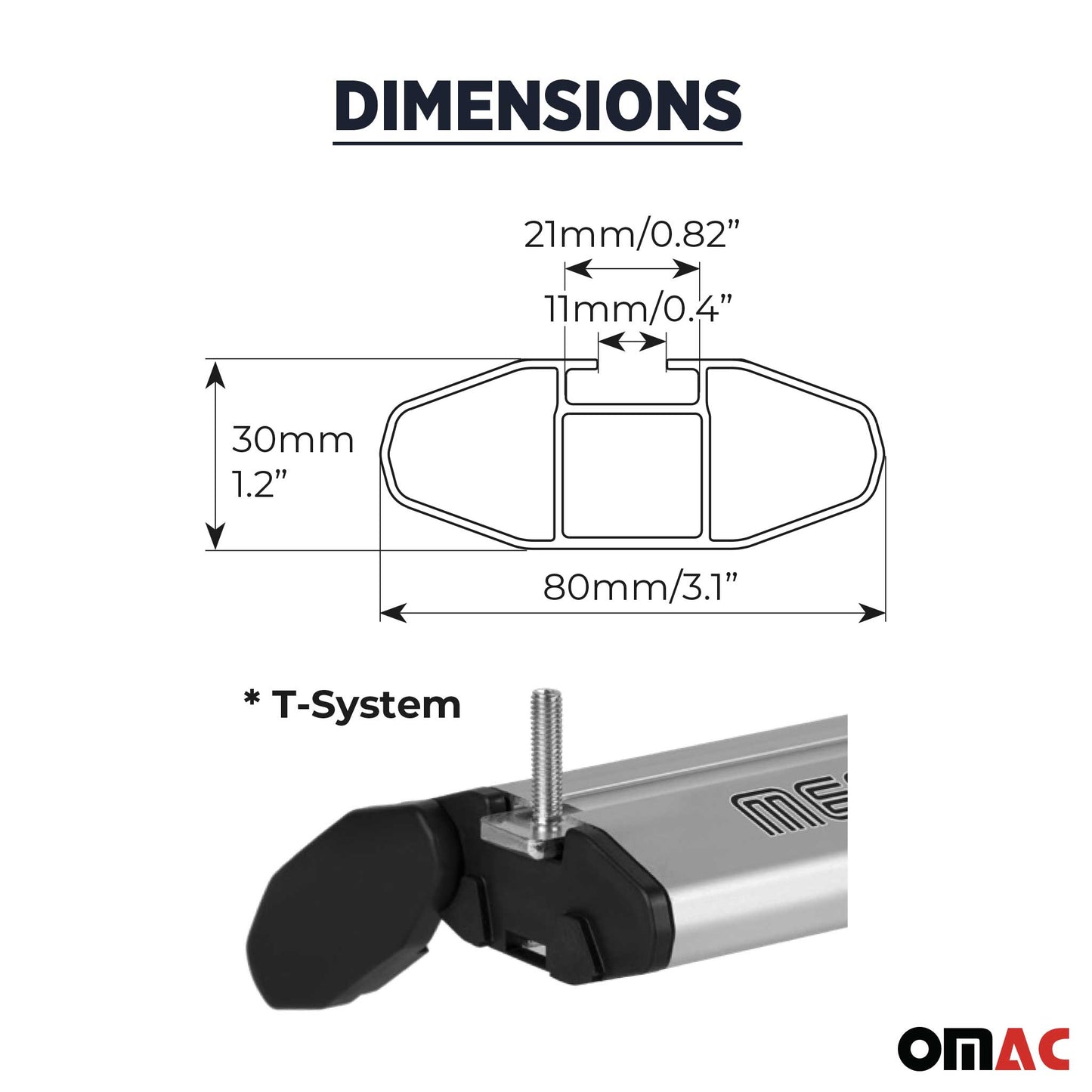 1999-2005 Pontiac Montana Roof Rack Cross Bars Silver