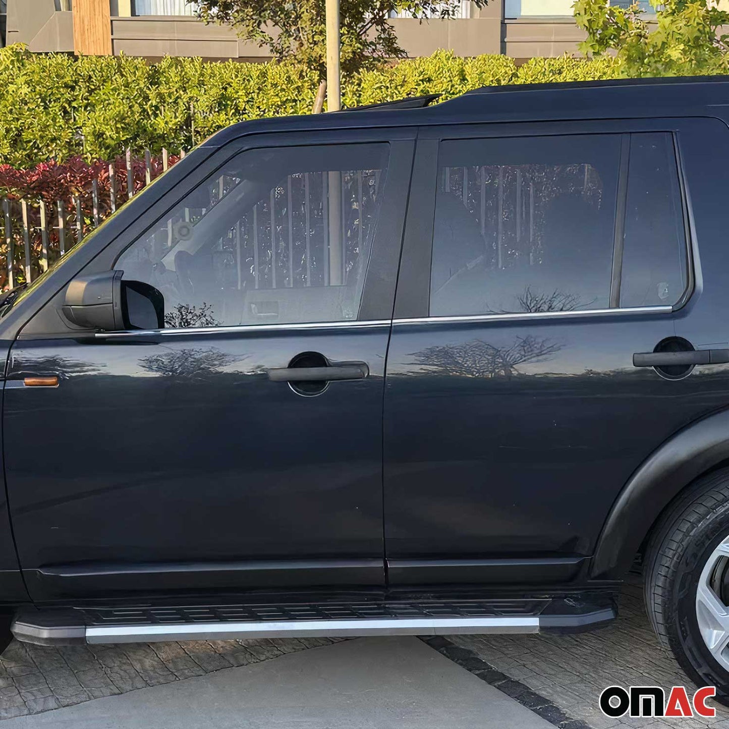 2005-2009 Land Rover LR3 Window Molding Trim Streamer Stainless Steel 4x