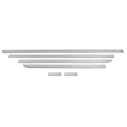 2016-2024 Mercedes Metris L3 Long Side Door Molding Trim Skirt Garnish Stainless Steel 6x
