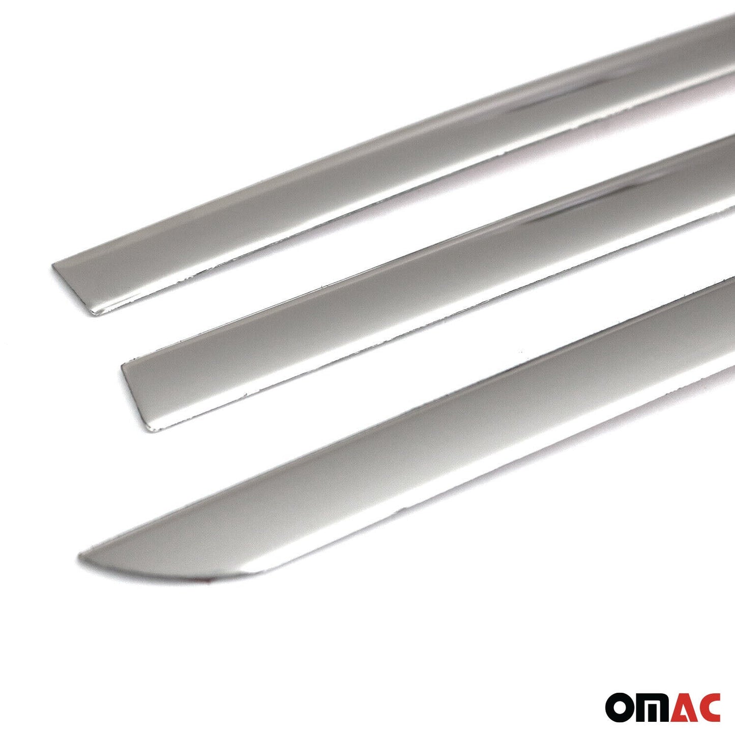 OMAC Side Door Molding Trim for Buick Regal Sedan 2011-2017 Steel Silver 6x 5215131