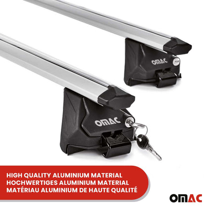 2024-2025 Mini Countryman Roof Rack Cross Bars Luggage Carrier Alu Silver 2x