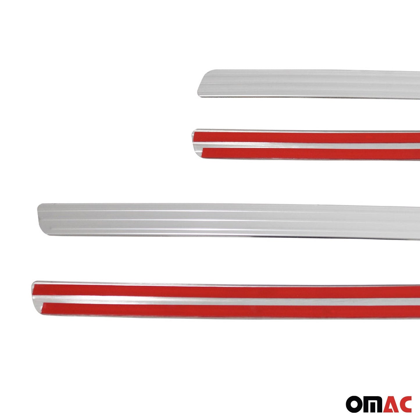 OMAC Door Sill Scuff Plate Scratch Protector for VW Golf Mk7 2015-2021 Steel 4 Pcs 7515094N