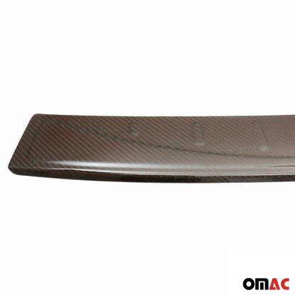 OMAC Rear Bumper Sill Cover Guard for VW T6 Transporter 2015-2021 Carbon Fiber Red 7550093CR