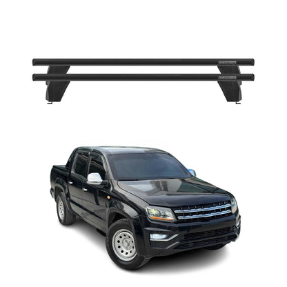 2010-2020 VW Amarok Roof Rack Cross Bars Black